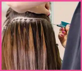 Keratin Glue Hair Extensions