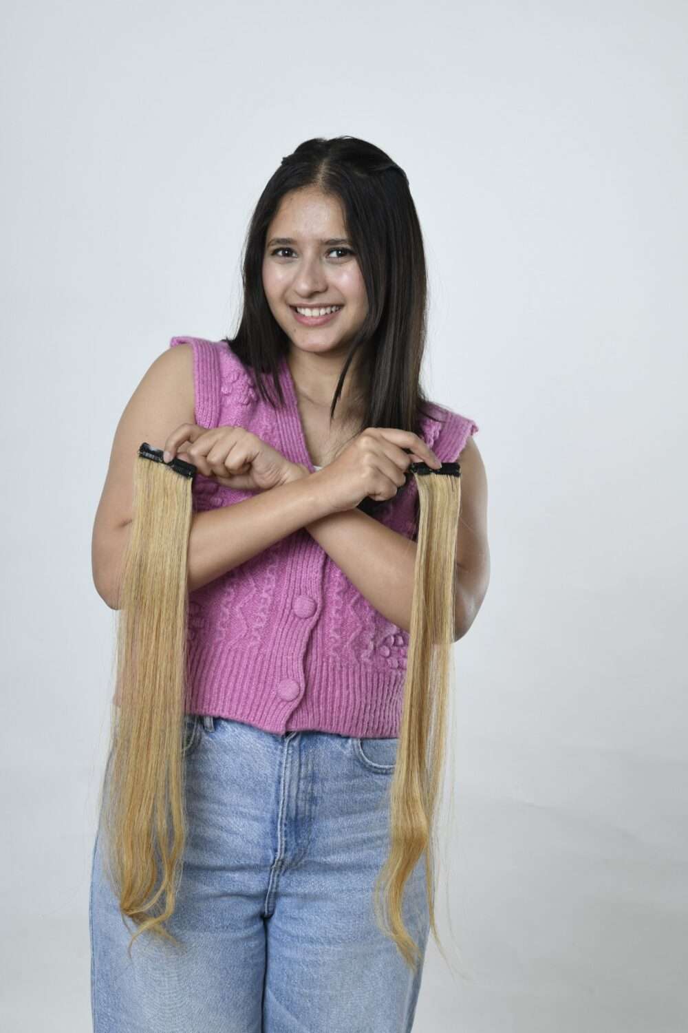 Color Clip-In hair extensions